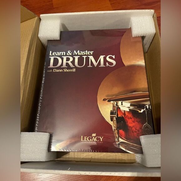 New! Learn and mastered drums DVD With Dann Sherrill. - Picture 1 of 6